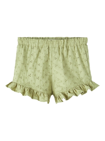 NAME IT Hulmønster Shorts Hinna Sage